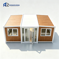 Maison conteneur extensible légère, respirante et facile à installer pour hôtel, villa, restaurant