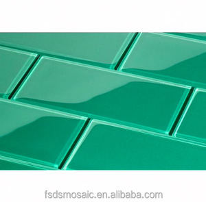 Màu xanh lá cây Dải gương kính thẳng khảm tường nhà bếp gạch backsplash gạch nhà bếp khảm devince Kính - Product Image 4