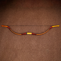 Arc de haute qualité 60 "AF tir à l'arc en fibre de verre Han arc court arc de cheval classique en bois pour la chasse 20-50lbs
