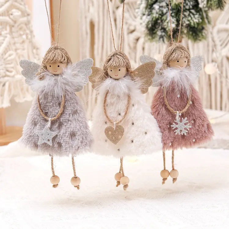 New Christmas decoration creative doll pendant angel pendant Christmas tree pendant Christmas supplies