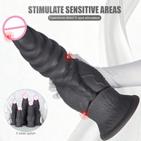 Dildo de Silicona Realista con Diseño de Alien, Juguete Sexual para Adultos, Tamaño Grande, Textura Acanalada, Silicona Suave, Producto de Placer Masculino