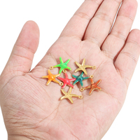 20 pendentifs étoiles de mer en émail simple face en acier inoxydable, à embosser, pour la fabrication de boucles d'oreilles, colliers et bijoux DIY