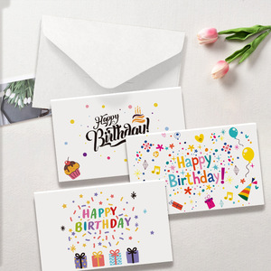 Ingrosso piccolo cartone animato fresco biglietto di compleanno transfrontaliero High-End di Design animale di carta feste di benedizione per l'amore dei bambini - Product Image 1