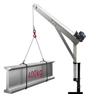 400-800kg Ultraleichter manueller/elektrischer mobiler <span class=keywords><strong>Davit</strong></span>-Kran Einpersonen-Setup und Betrieb 24V/12V-Getriebe kern komponenten - Product Image 6