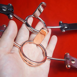 BDSM Metal halka mahkum dil Slave köle derin boğaz Gags itaatkâr esaret sınırlamalar seks çiftler için oyuncaklar yetişkin oyunları - Product Image 2