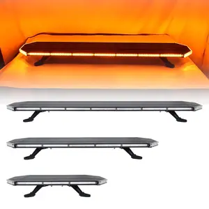 Super Slim Aerodynamic Led Light Bars 0.94inch Amber Warning Lightbar Car Roof Top Light Bar