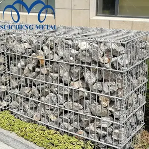 Yuvarlak gabyon sepetleri/dekoratif çit gabion kaynaklı 2d /gabion duvar kaynaklı