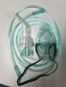 Masker <span class=keywords><strong>Nebulizer</strong></span> Steril Sekali Pakai Universal dari PVC yang Tahan Lama dengan Selang dan Corong Mulut - Product Image 1