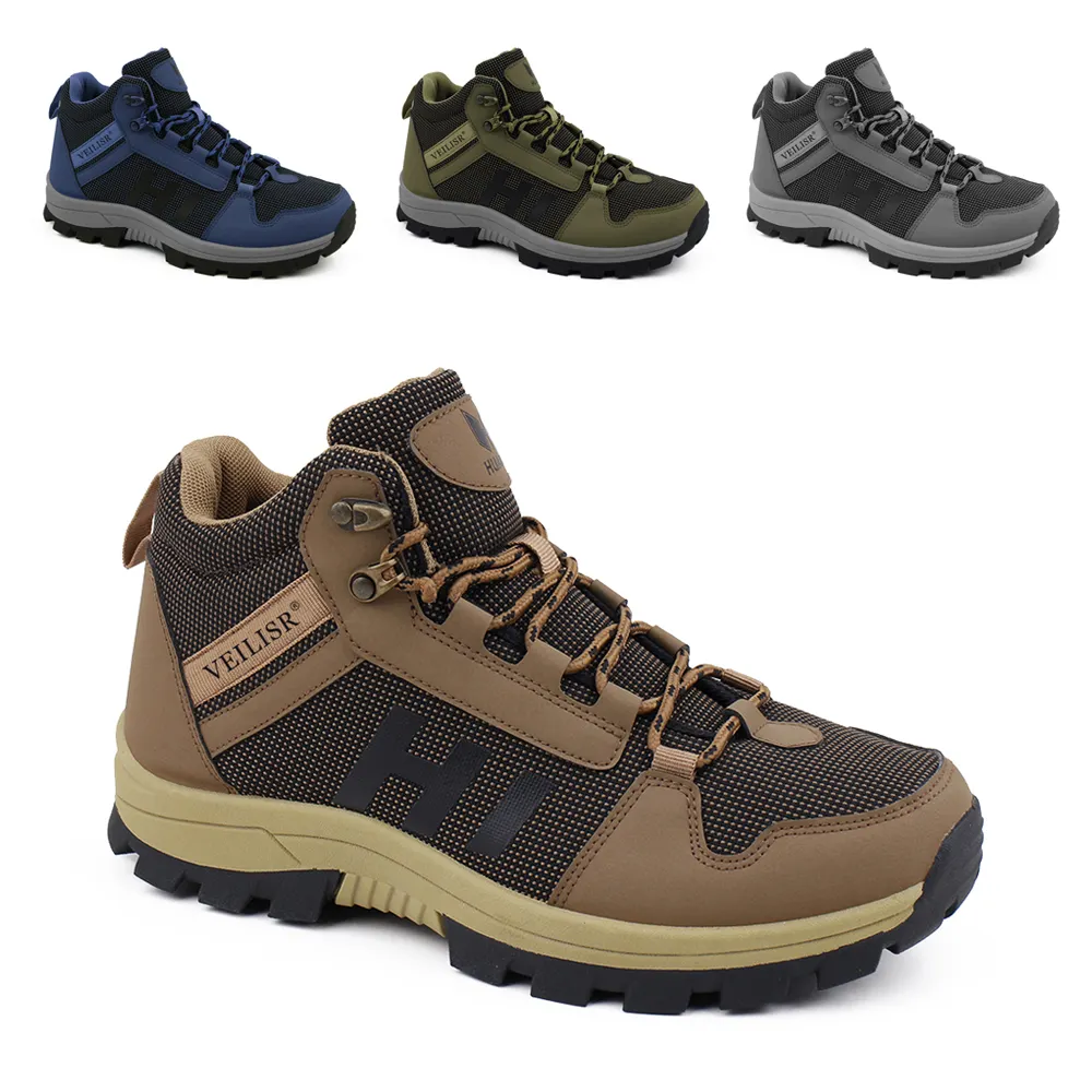 New Walking Ankle Wide Fit Trail Trekking Trainers Boots Men Waterproof Hiking Shoes Men