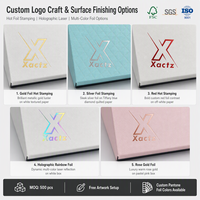 Boîte de luxe en papier texturé avec logo estampé à chaud argenté, couvercle détachable, pour emballage de bijoux et bracelets (base et couvercle)