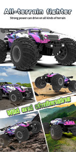 JJRC Q175 - Coches RC 1:18 con Ruedas Grandes, 2.4GHz, 2WD, Monster Truck RC Todoterreno, 20KM/H, Coche de Carreras RC de Alta Velocidad - Product Image 3