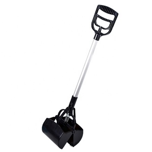 Strumento per la pulizia degli animali domestici Dog Cat Catcher Scoop Easy Pick Up 70cm manico lungo raccoglitore di cacca di cane in alluminio - Product Image 1
