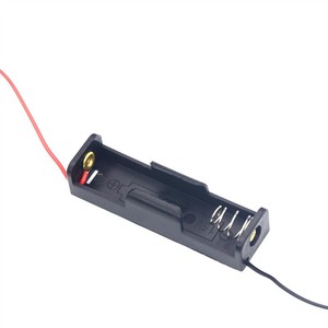 Boîtier de pile 1x AA avec câble pour projets électroniques - Product Image 1
