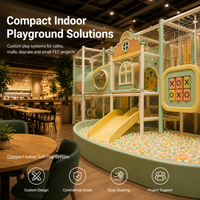 Equipo de juegos interior: Laberinto de panel de colores pastel con piscina de bolas, certificado CE ASTM, para proyectos de centros comerciales.
