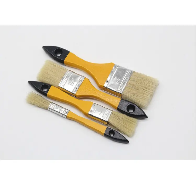 Kit d'outils de peinture de qualité supérieure, pinceau à poils purs avec manche en bois