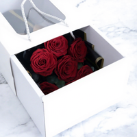 Bouquet de roses éternelles faites à la main en gros, fleurs immortelles, fleurs préservées, bouquet pour cadeau de la Saint-Valentin