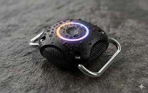 GSC Luxury Pet <b>AirTag</b> Trainer <b>Collar</b> Eco-Friendly IPX7 Waterproof Stainless Steel Plastic Construction Durable Simple Rugged - Product Image 2