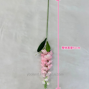 ดอกไม้ประดิษฐ์ผ้าไหมสีขาว ชมพู ฟ้า แดง ม่วง ส้ม คุณภาพสูง ขายส่ง L-APF สำหรับตกแต่งงานแต่งงาน วันวาเลนไทน์ ขนาด 50 ซม. - Product Image 6