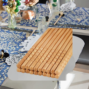 Nuevos Palillos de Bambú Natural Hechos a Mano, Ecológicos, Reutilizables, para Fiestas, Hashi, Sushi, Palillos para Comida, Vajilla - Product Image 2