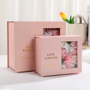 Venta al por Mayor de Fábrica: Caja de Rosas Preservadas con Empaque Acrílico, Rosas Eternas e Inmortales para Graduación y Navidad - Product Image 2