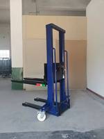 Chariot élévateur à fourche électrique, capacité de charge de 1500 kg, 4 roues motrices, batterie au plomb-acide, nouveau modèle pour le levage en entrepôt
