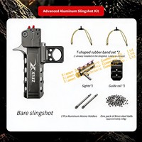 Slingshot magnétique semi-automatique Xiuzong V5 avec chargeur, en alliage d'aluminium CNC, bandes de rechange pour le tir sur cible, équipement d'entraînement