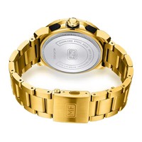 Jam Tangan Pria MINI FOCUS MF0492G Bisnis Quartz, Kronograf, Original, Stainless Steel, Tahan Air, Dilengkapi Fitur Penunjuk Hari