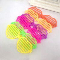 Lunettes Shutter Shades aux couleurs néon, nouveauté années 80 et 90, lunettes de fête amusantes, accessoires pour tenues de festival, cadeau d'anniversaire