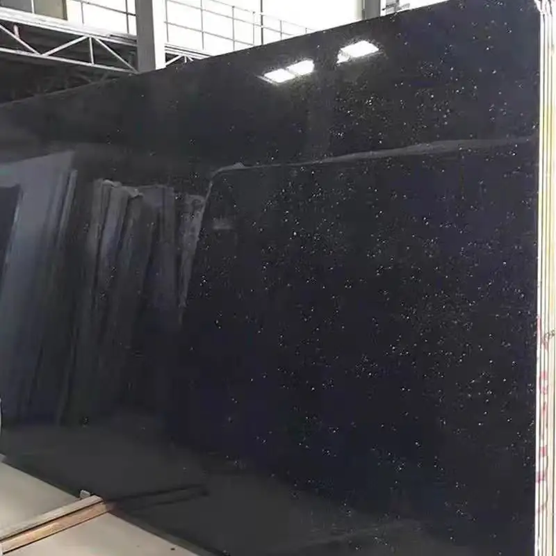 Natural Black Galaxy Marble From India Polished Black Galaxy Granite Quality Black Galaxy Granite Price
