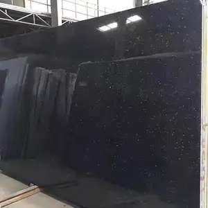 Natural Black Galaxy Marble From India Polished Black Galaxy Granite Quality Black Galaxy Granite Price