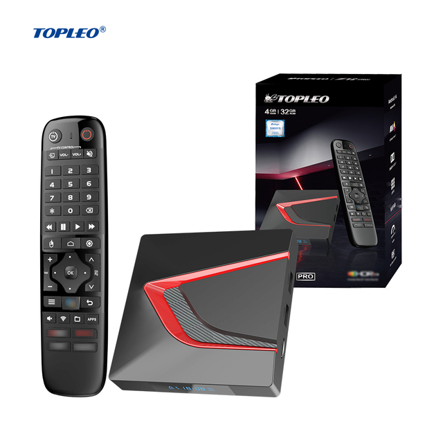 Topleo Android 14 TV Box S905Y5 8K UHD AV1 Decoder Wireless Broadband Receiver Android TV Box