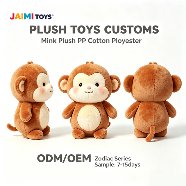 Custom Zodiac Plush Toy Stuffed Animal Mascot Doll for Gift Collectible Figurine Set