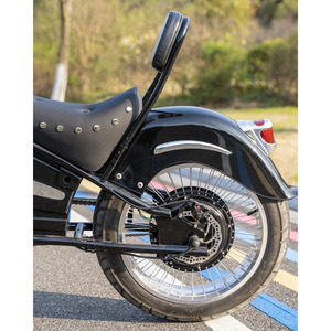 Funkywheel, superventas, Chopper eléctrico, motocicleta, bicicleta eléctrica rápida con fuente de alimentación de batería de litio de 48V de largo alcance - Product Image 3