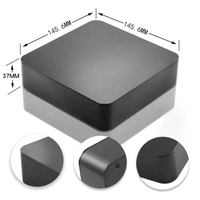 Boîtier Mini PC Industriel, Boîtier d'Amplificateur, Instrument CNC, Châssis d'Amplificateur Mini-ITX, Boîtier en Aluminium, Dissipateur Thermique, Boîtier Mini ITX