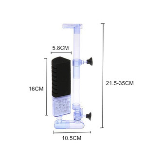 Filtro a spugna biochimico JSD XY2880 per acquario con sollevamento ad aria, filtro per acquario con sollevamento a gas inverso per coltivazione batterica e aspirazione dei rifiuti con ossigeno - Product Image 5