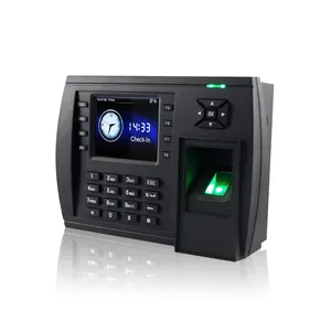 Hot Sales TFT500 Big capacity Fingerprint multimedia Time Attendance With Network Wi-Fi