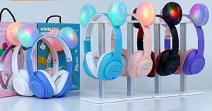M30 Cat Ear RGB Breathing Light Luminous Audifonos Headphones Over-ear Wireless Gaming Headset Cat <strong>Cute</strong> <strong>Earphone</strong> for Children - Product Image 2