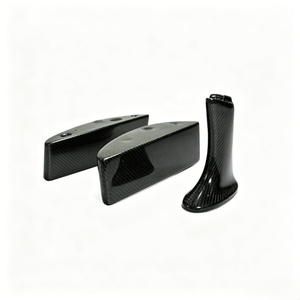 New Nissan GT-R R35 Carbon Fiber Tail Wing Foot Height Upgrade Bracket with Bolt-On Direct Install and Perfect <b>Gap</b> Matching - Product Image 2