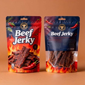 Sacs personnalisés pour viande séchée (<span class=keywords><strong>beef</strong></span> <span class=keywords><strong>jerky</strong></span>) avec impression numérique, qualité supérieure, faible MOQ, pour sachets en aluminium, fournisseur d'usine en gros - Product Image 2