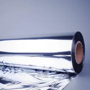 Pet cán phim metalized Polyester CuộN ép đùn LDPE cho vật liệu cách nhiệt