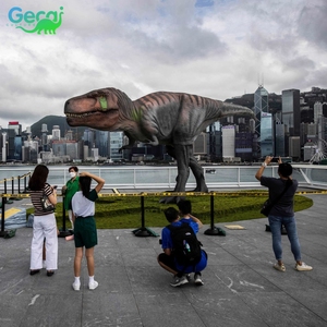 Gecai Museum 3d Véritable Robot Réaliste Animatronique Dinosaure Grand T-rex Dinos Statues Modèle Pour Parc - Product Image 2