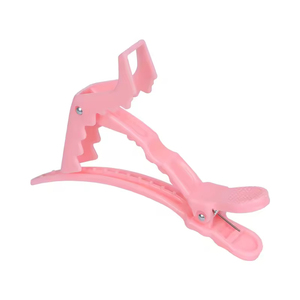 Pinzas de Pelo Tipo Cocodrilo Personalizadas Unisex para Salón de Belleza, Color Caramelo, Ligeras, de Plástico, para Bodas y Ocio - Product Image 2