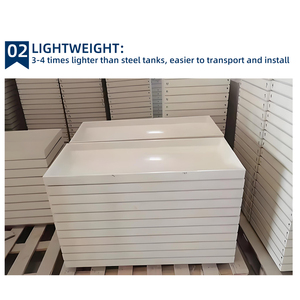 Tanque de agua FRP para piscina, tanque de agua comercial de plástico reforzado con fibra de vidrio para almacenamiento de agua industrial y doméstico - Product Image 5