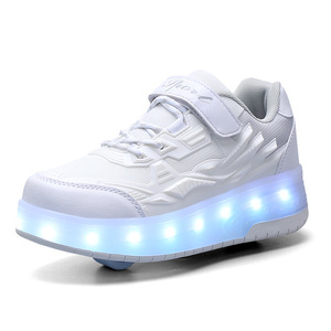 <span class=keywords><strong>Patins</strong></span> à roulettes pour garçons et filles Sumax LH004, respirants, confortables, légers, antidérapants, éclairés, en PU + maille, roues fixes, pour la <span class=keywords><strong>glace</strong></span> - Product Image 2