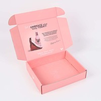 Boîte d'emballage en papier personnalisée avec logo Vêtements Vêtements Chaussures Cadeau de marque à la mode Boîte postale de luxe personnalisée de haute qualité