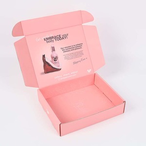 Boîte d'<span class=keywords><strong>emballage</strong></span> en papier personnalisée avec logo Vêtements Vêtements Chaussures Cadeau de marque à la mode Boîte postale de luxe personnalisée de haute qualité - Product Image 3