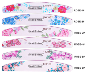 Juego de Limas de Uñas Profesionales de Doble Cara, Ecológicas, con Grano Personalizado, Herramientas de Pedicura y Arte de Uñas Hechas de Esponja de EVA y Esmeril, Herramienta de Manicura - Product Image 2