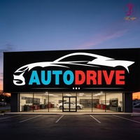 Enseigne extérieure lumineuse pour façade de magasin, lettres 3D en acrylique rétroéclairées, enseigne personnalisée pour publicité extérieure de magasin de voitures et de concessionnaires automobiles