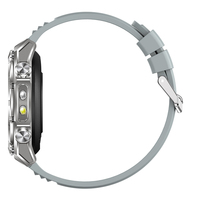 Nouveautés directes d'usine, montre intelligente robuste pour l'extérieur AK105, écran 1,53 pouces, batterie 1000 mAh, étanche IPX8, lampe torche LED, boussole AI