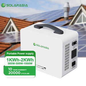 Factory Direct Solar Generator 1kwh 2kwh 220v Lifepo4 Battery Solar <b>Portable</b> Power Bank Station 1000wh 2000wh Batteries - Product Image 3